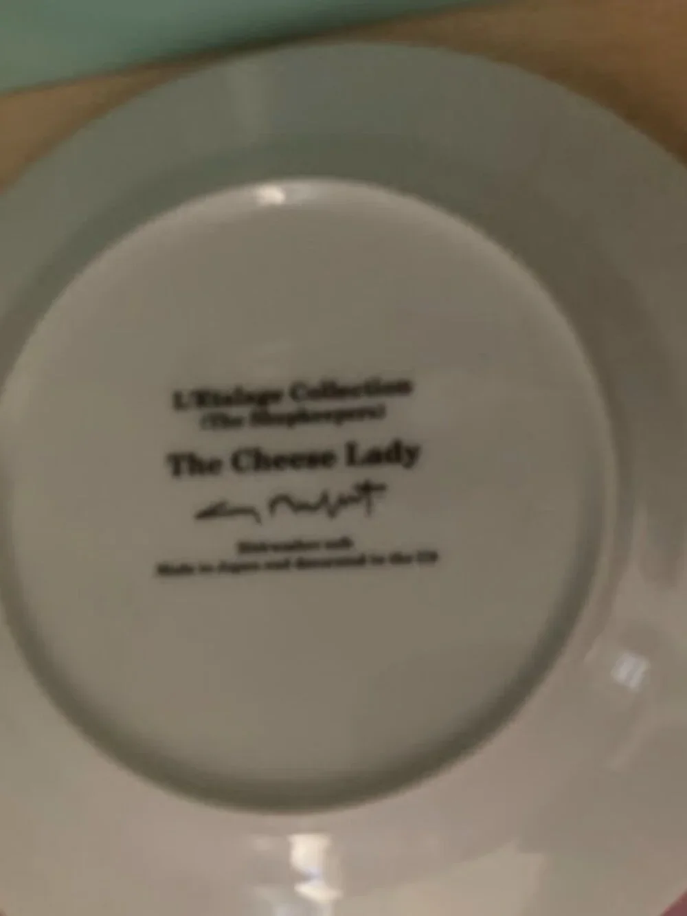 Vintage L'Etalage Guy Buffet Shopkeepers Salad Plates